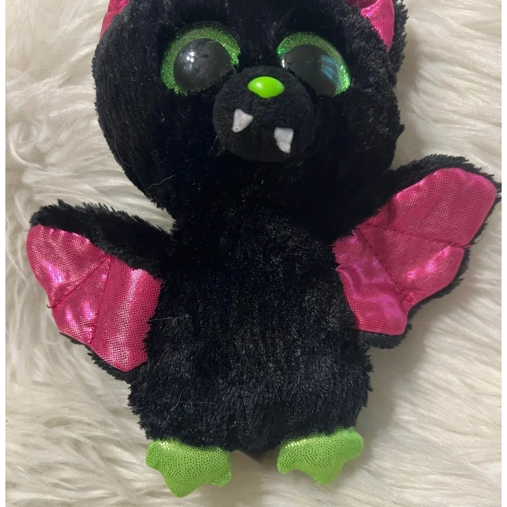 Ty Beanie Boos Igor the Bat Black Pink Halloween Plush Stuffed Animal 6 inch